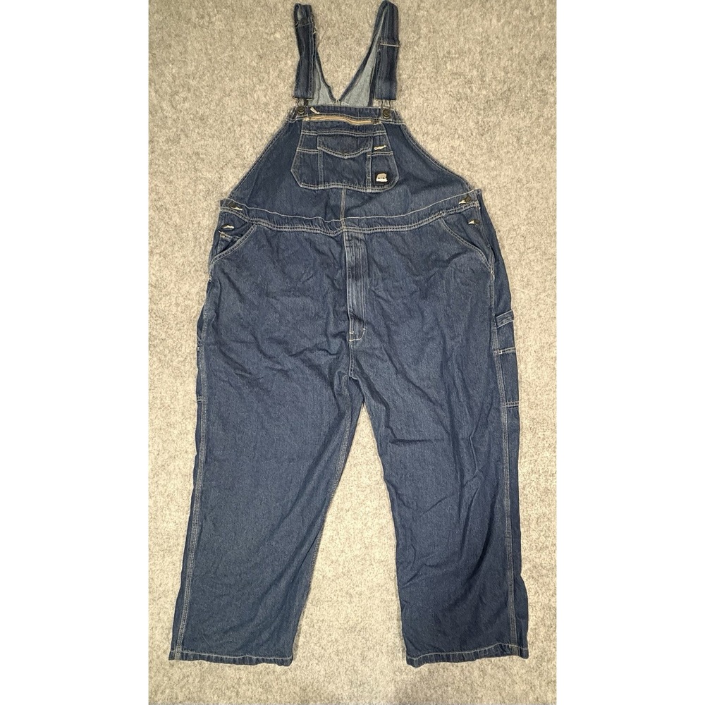 Berne Men's Blue Denim Bib Overalls 56x30 New With tags